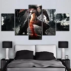 5 шт. HD рисунок ниндзя Риу хаябсша ниндзя геден плакат для видеоигр Настенная Наклейка холст картины настенные картины