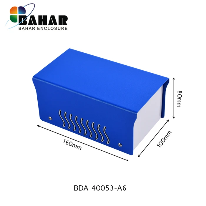 BDA40053-A6 Железный металлический DIY распределительный ящик футляр для проекта Корпус для электроники 160*100*80 мм BDA40053 - Цвет: BDA40053-A6