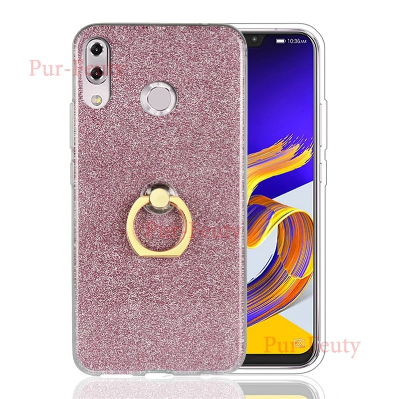 Чехол для ASUS ZenFone 5Z ZS620KL 5 ZE620KL подставка держатель Роскошный Блестящий яркий Мягкий ТПУ силиконовый чехол для Z00QD Z00QC ZS ZE 620 KL