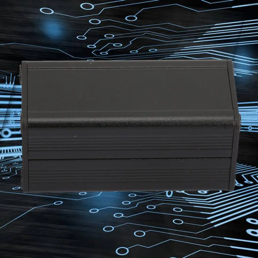 25*25*50 мм черный разделенный алюминиевый корпус PCB инструмента электронный