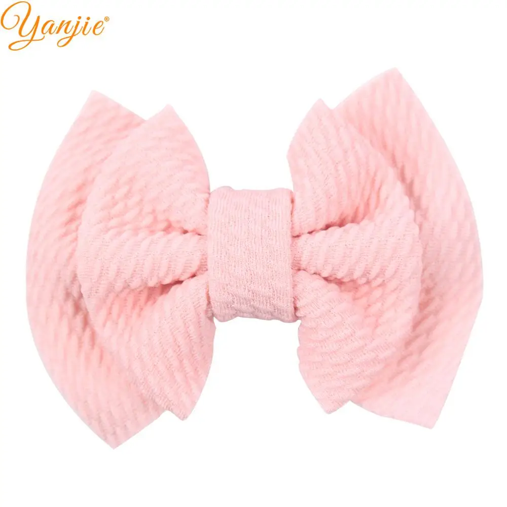 lt pink 10 шт./лот банты для волос 3,5 двухслойные заколки-бантики для волос для женщин Новое поступление DIY аксессуары для волос для девочек украшения для женщин - Цвет: lt pink