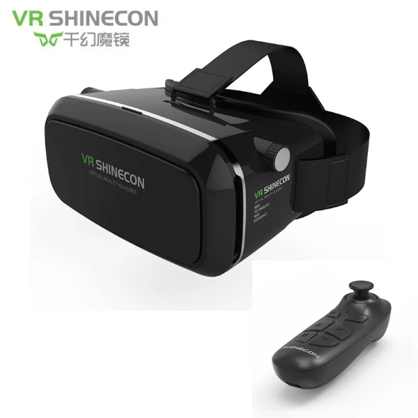VR plus 888 remote VR Shinecon Виртуальная реальность 3D очки Google Cardboard 2,0 Pro версия VR очки VR BOX 2,0 фильм для 4,5-6,0 'смартфона - Цвет: VR plus 888 remote