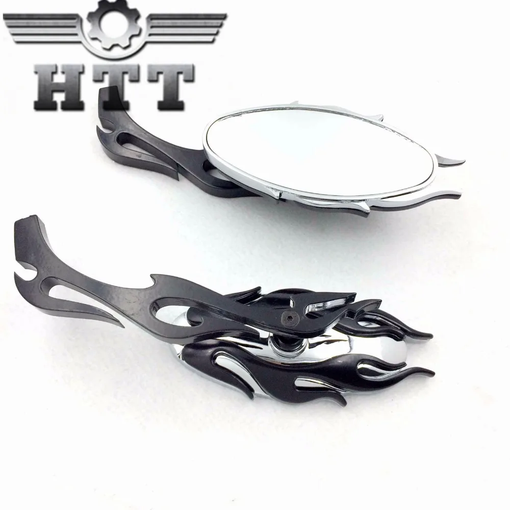 Aftermarket Бесплатная доставка мотоцикл части мотоцикла Пламя Стиль зеркалом