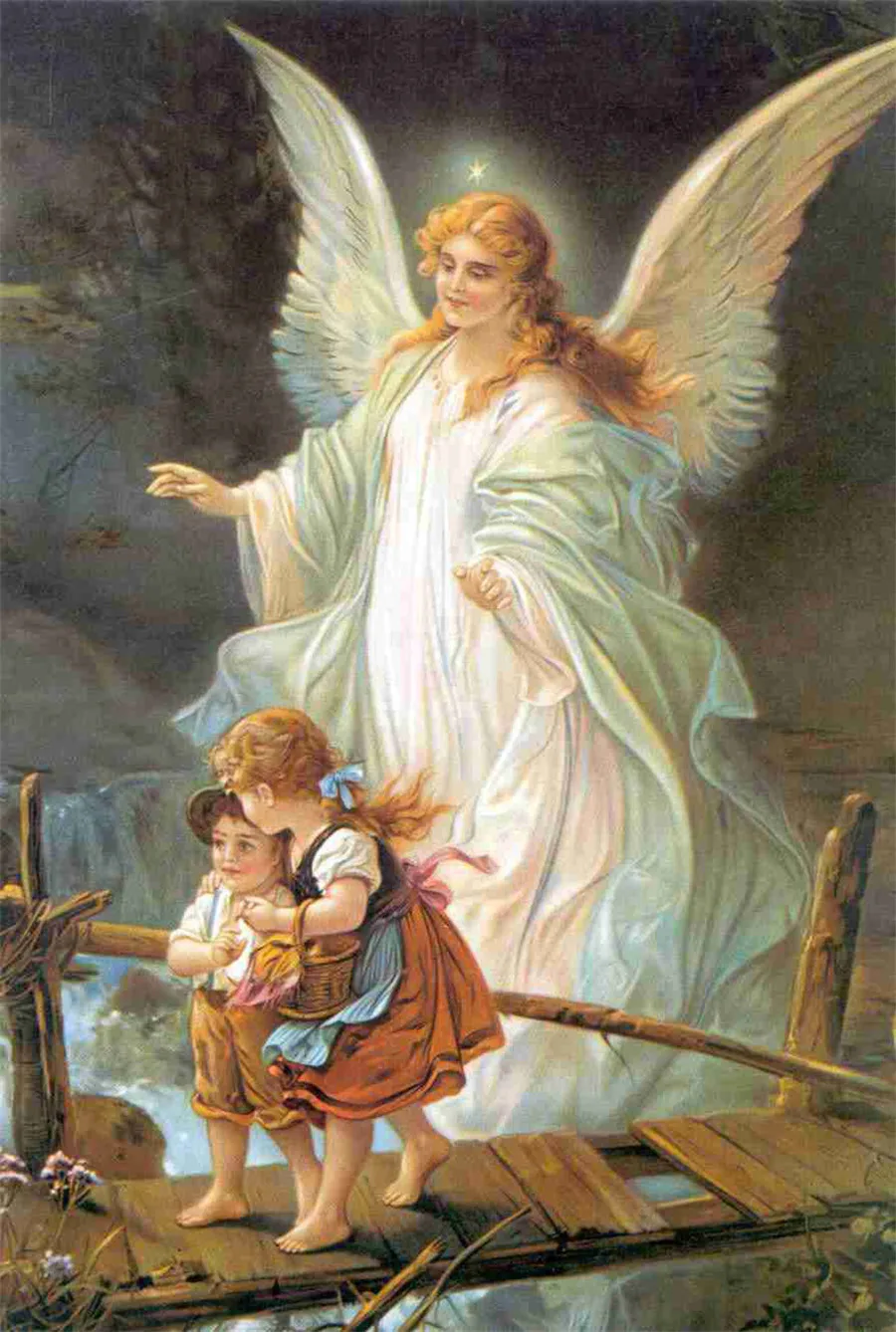Картина на холсте Angel De Mi Guarda домашний декор для гостиной Современная роспись