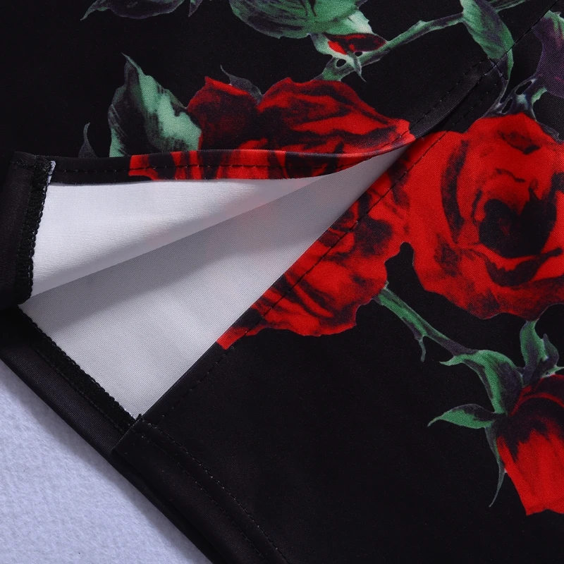 KLV Floral Printed Women Sexy Stretch Pencil Skirts Back Furcal Package Hip Midi|stretch pencil skirt|pencil skirtpencil skirt midi |