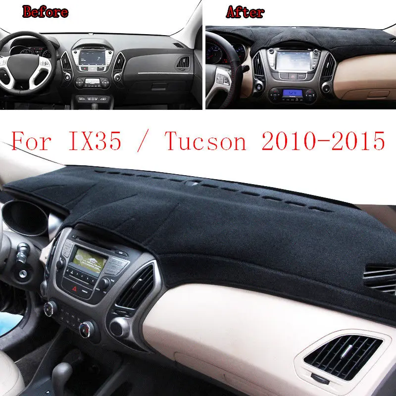 Для hyundai Tucson IX35 2010 2011 2012 2013- приборной панели автомобиля крышки коврик козырек от солнца инструмент ковер автомобиля Средства для укладки волос