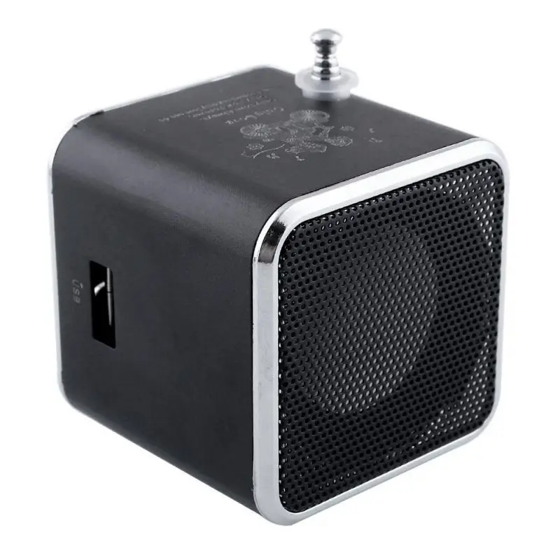 Портативный TD V26 мини динамик MP3 музыкальные плееры с ЖК поддержкой fm радио микро