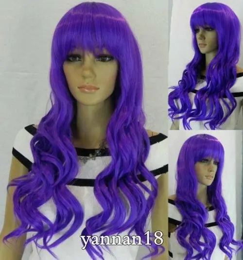 Горячие продаем лучшие качества светло фиолетовый длинные большой спираль