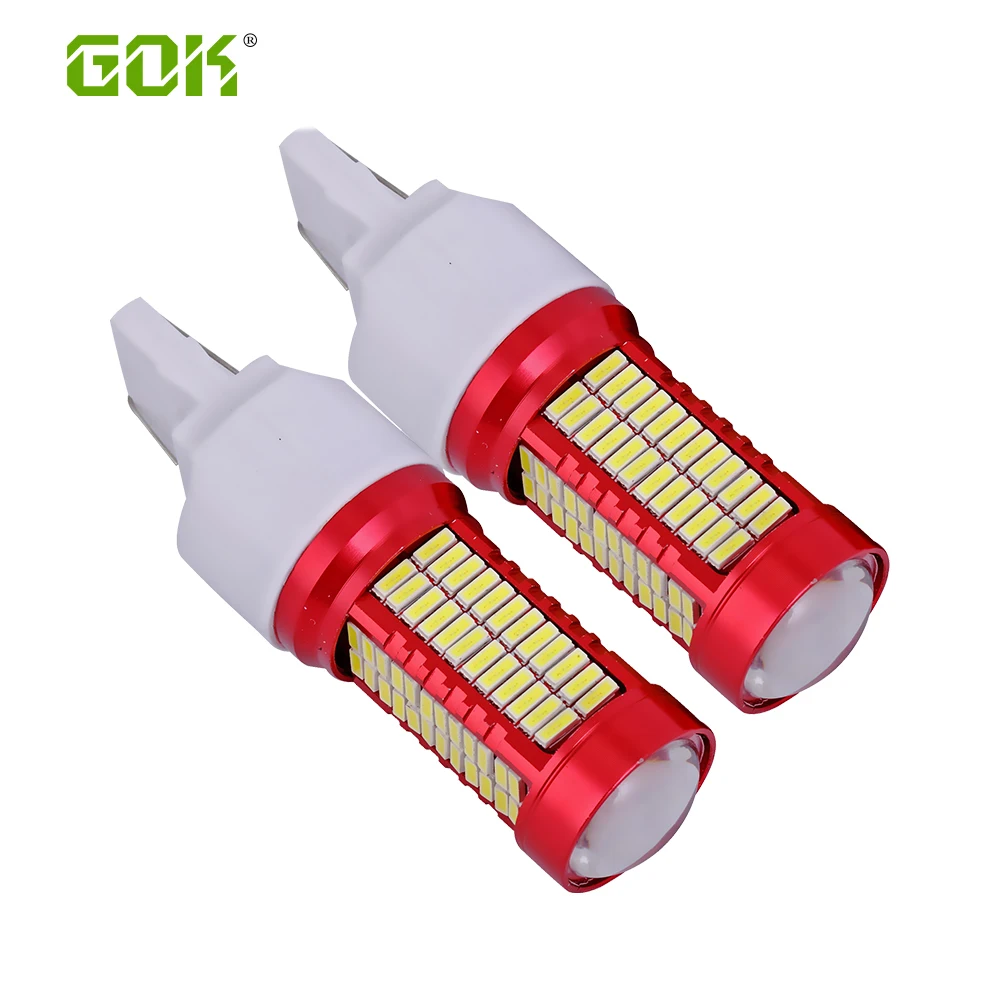 10 шт. автомобисветодиодный светодиодные лампы T20 led 7440 7443 WY21W 106led 4014 SMD резервные