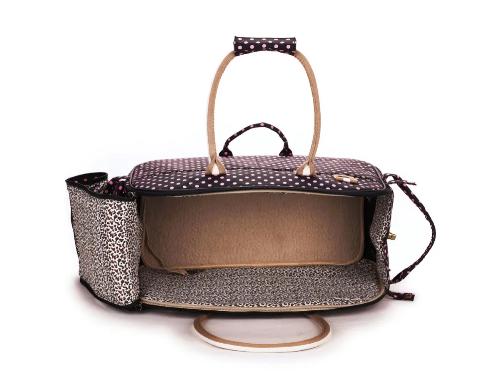 Dot Purple Coarse Grain Double Bonded Polyester Canvas Pet Dogs Carrier Bag Fashion Small Puppy | Дом и сад