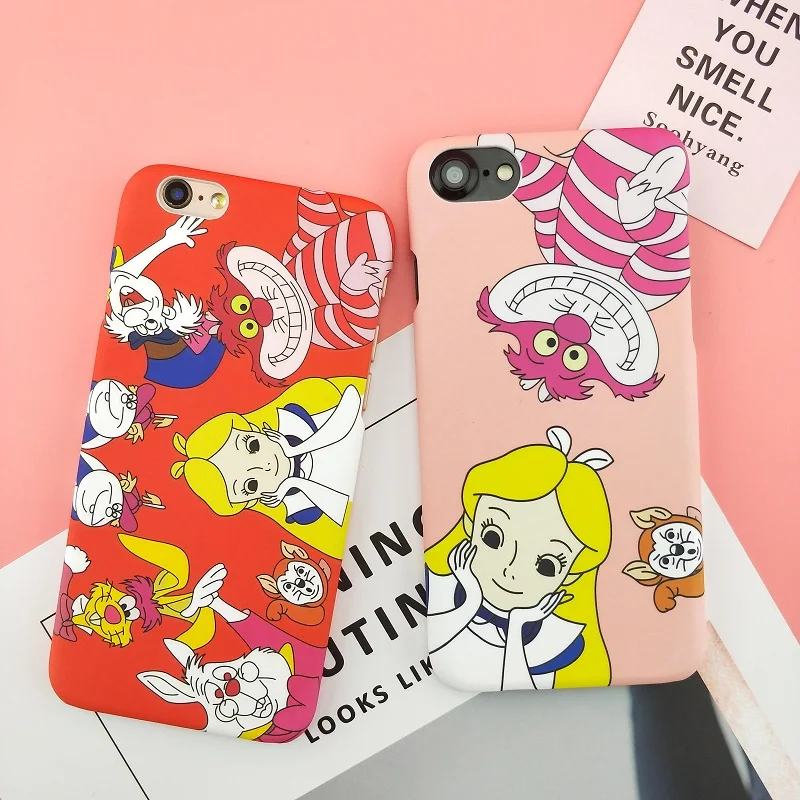 Весна Lemon для iphone 8 Plus Алиса в стране чудес Симпатичные Чеширский кот iPhone 7 плюс 6 6S