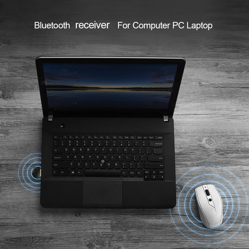 Kebidumei USB Bluetooth V5.0 адаптер приемник беспроводной мини ключ 5 0. Приемник для
