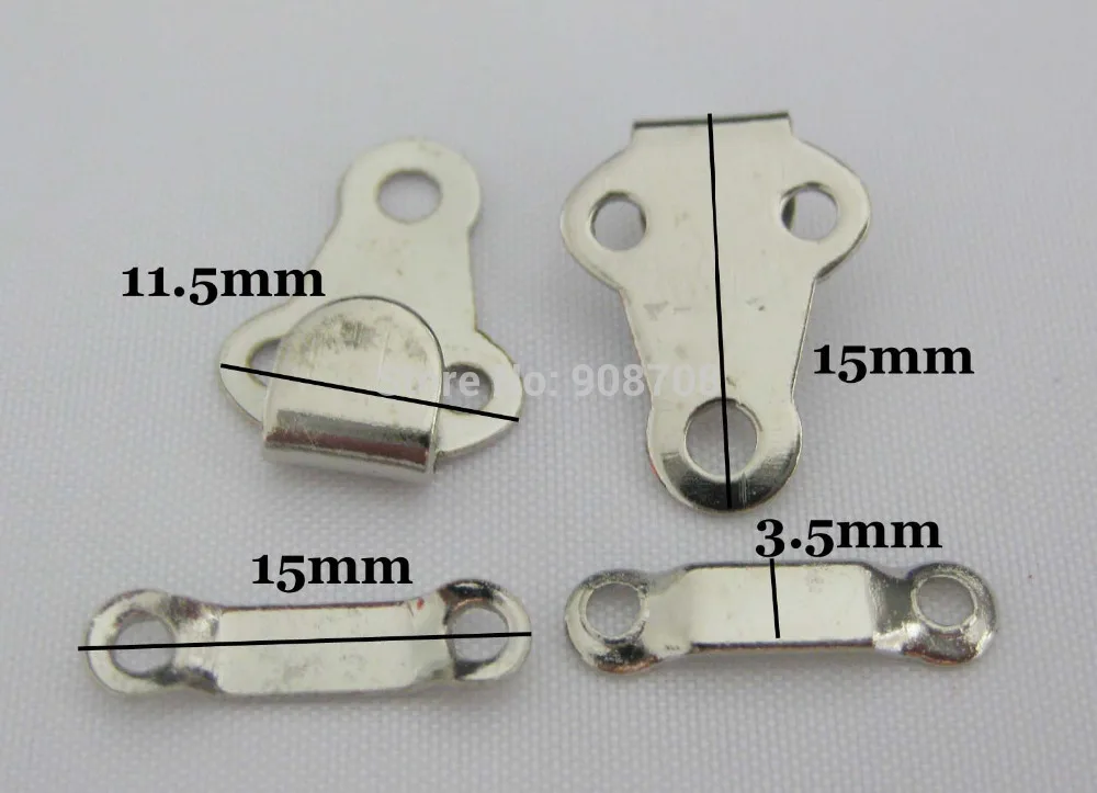 HK001 Крючок для брюк металлический крючок из никеля и черного фотографий 50