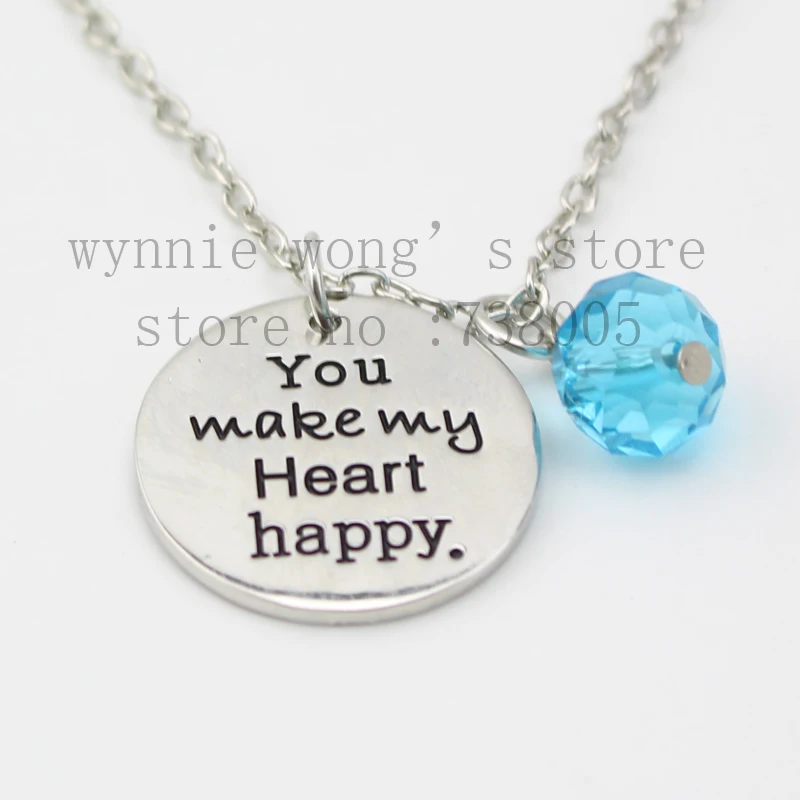 2015 модные вдохновленные украшения ожерелье с подвеской вы делаете мое сердце