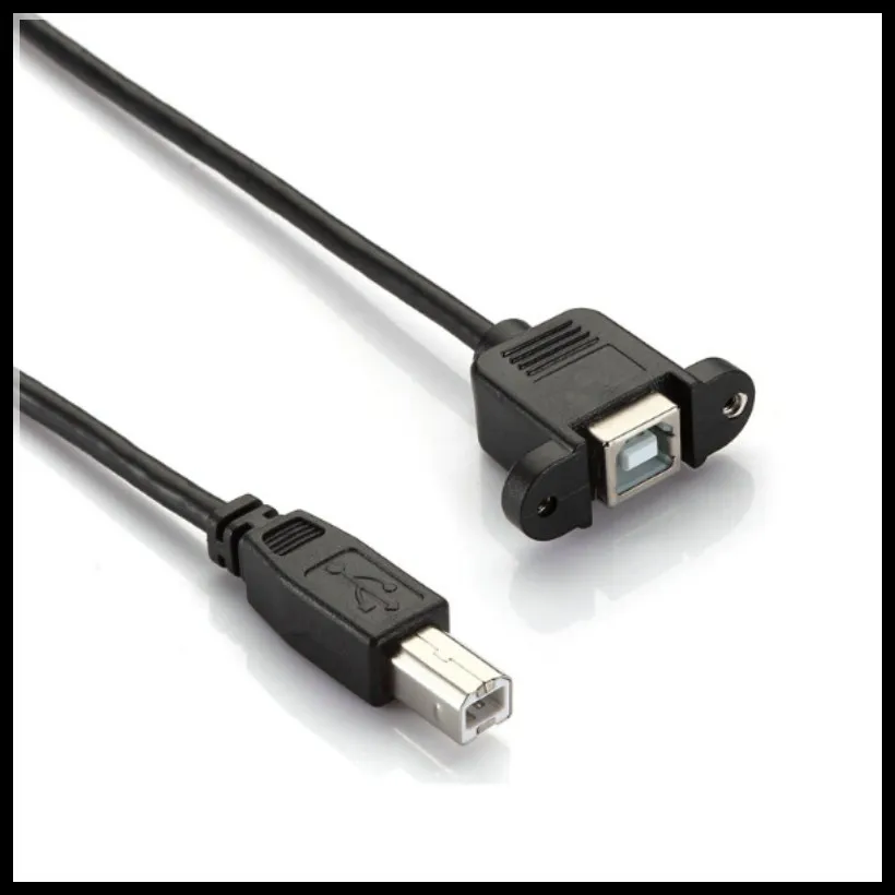 Кабель удлинитель для передачи данных USB 2 0 Тип B штекер гнездо M/F Панельное