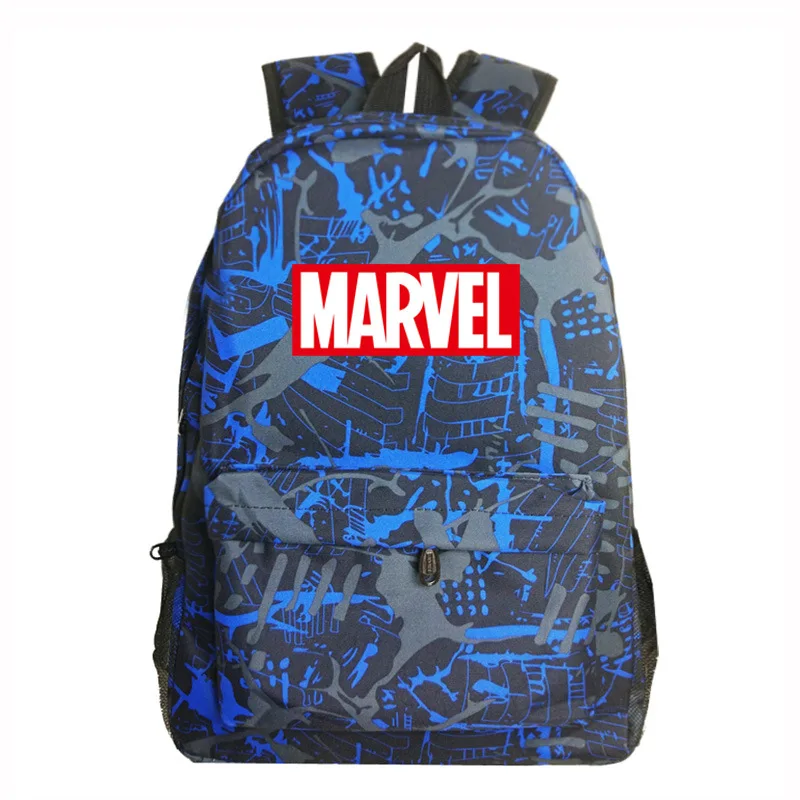 Style 10 Marvel Letter The Luminous Backpack School Bag Super Hero Student Kids Boys Girls School Bookbag Notebook Daily backpack Gift - Цвет: Style 10
