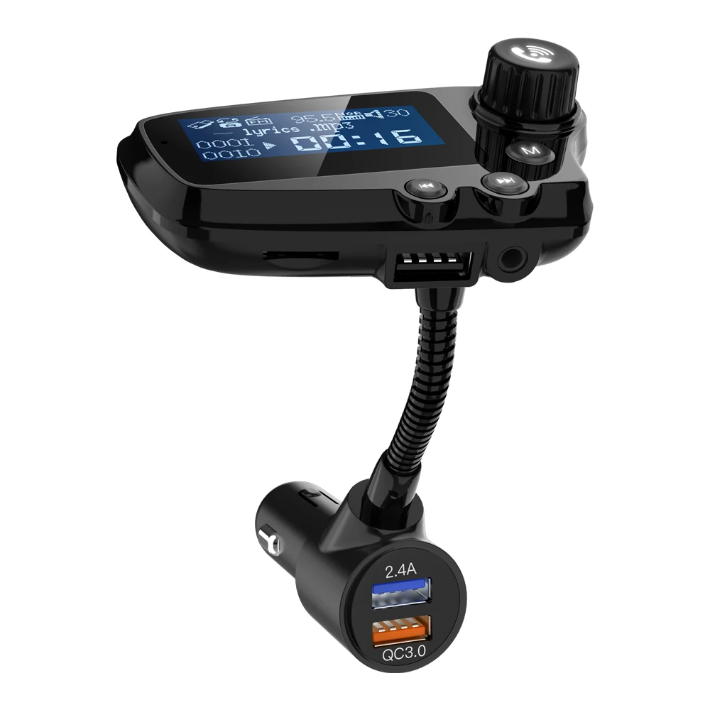 LCAV BT Hands Free lcd дисплей Mp3 Fm передатчик модулятор с Bluetooth автомобильное зарядное