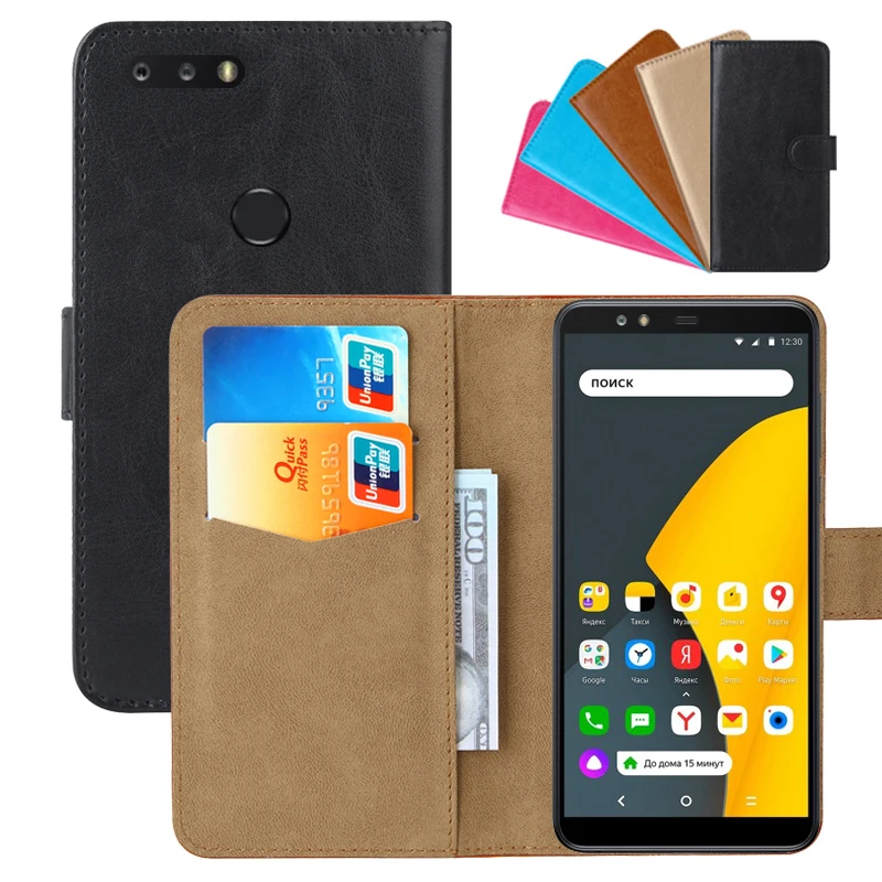 

Luxury Wallet Case For Yandeks.Telefon PU Leather Retro Flip Cover Magnetic Fashion Cases Strap