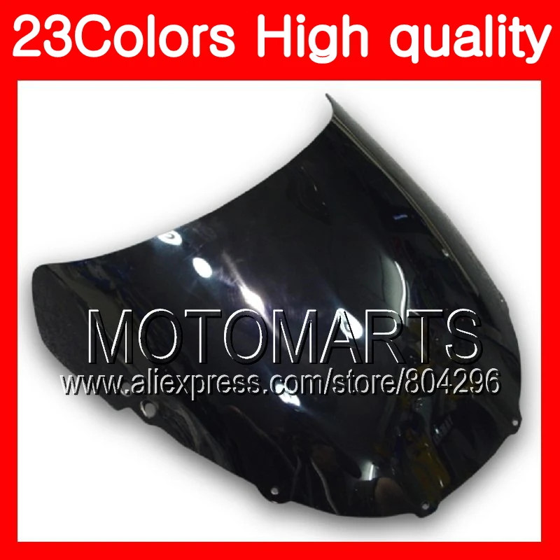 

23Colors Windscreen For HONDA CBR250RR 95 96 97 98 99 MC22 CBR 250RR 1995 1996 1997 98 1999 Chrome Black Clear Smoke Windshield