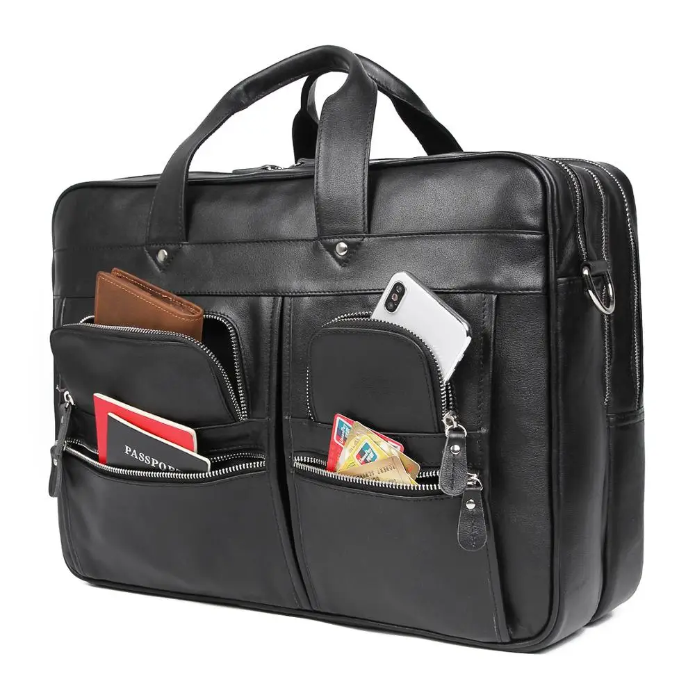 Сумка для ноутбука из натуральной кожи портативный портфель сумка мужская