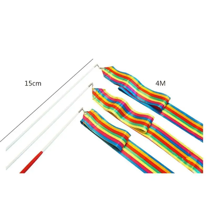 4 м танцевальная лента гимнастическая художественная гимнастика ритмичная