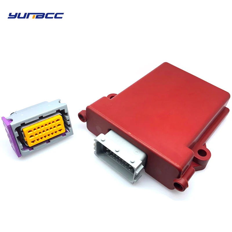 1 компл. 24 pin/way Авто пластик ecu pcb корпус с мужской и женской разъемы fci - Цвет: box with connector