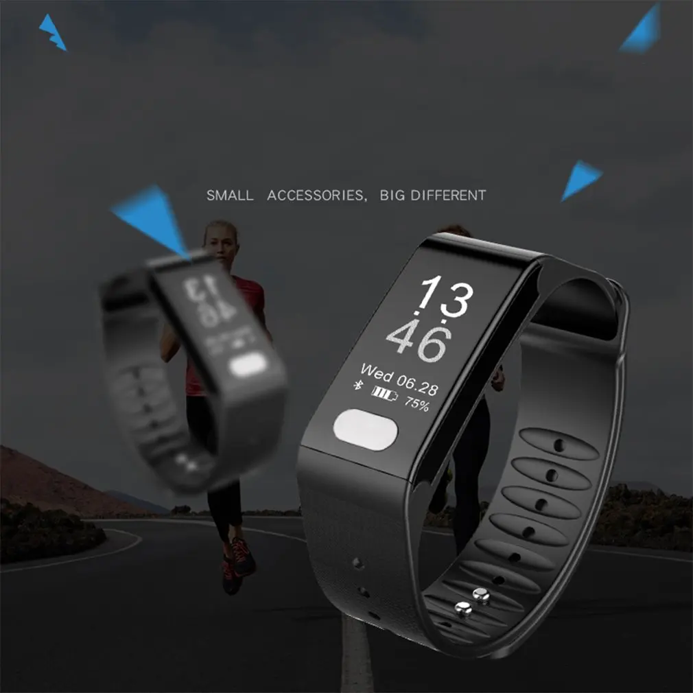 TLWT6 0 96 &quotцветной экран Smartband ECG монитор сердечного ритма Удаленная камера