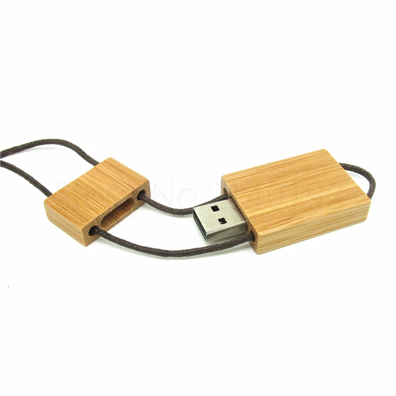 Новая мода деревянные бамбуковые usb флеш-накопитель в комплекте идет украшение