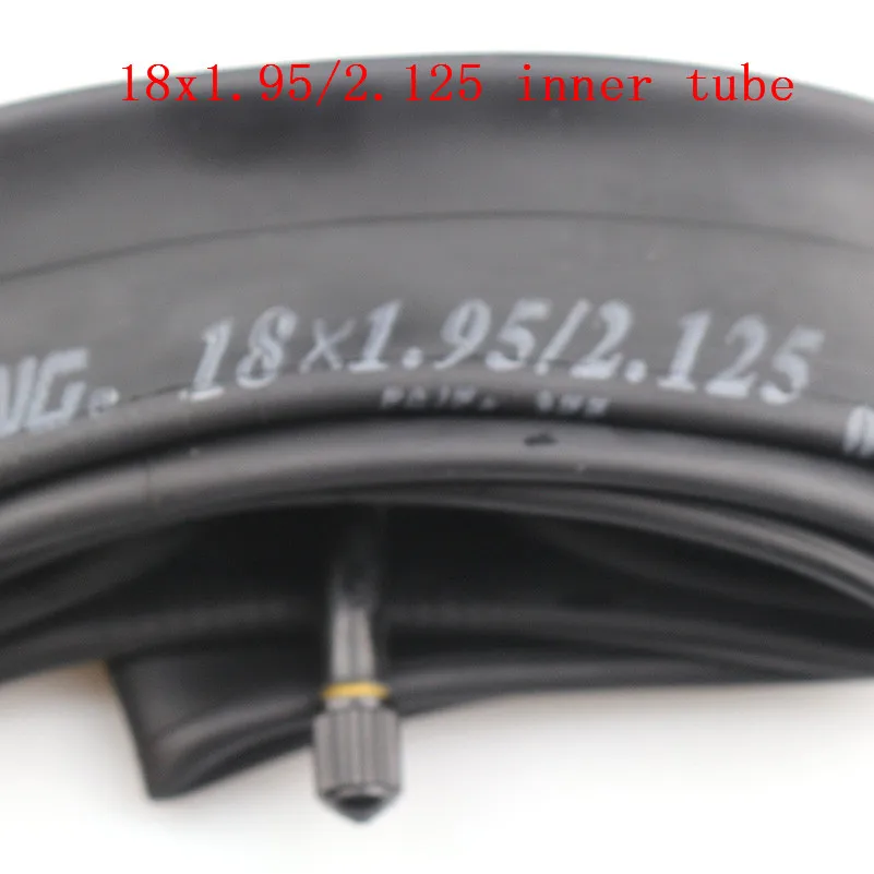 

High quality Size 18x1.95/2.125 Inner Tube with a Straight valve fits many gas electric scooters