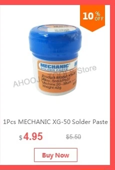 MECHANIC MCN-UV35 5 шт. высококачественный припой флюс для ремонта мобильных телефонов паяльная станция BGA процесс ремонт легко сварить