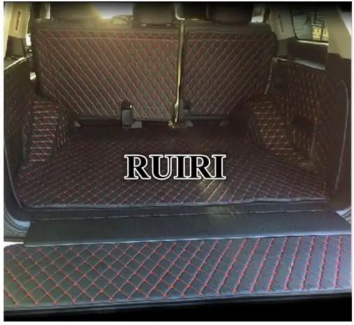 Лучшее качество! Полный комплект ковриков для багажника Toyota Land Cruiser 200 2017-2010 5 мест прочные ковры для багажника грузовая подкладка Бесплатная доставка.