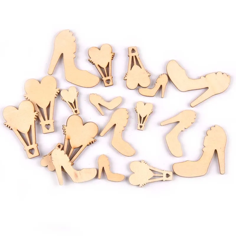 18 шт. деревянные аксессуары для украшения дома|Поделки из дерева| |