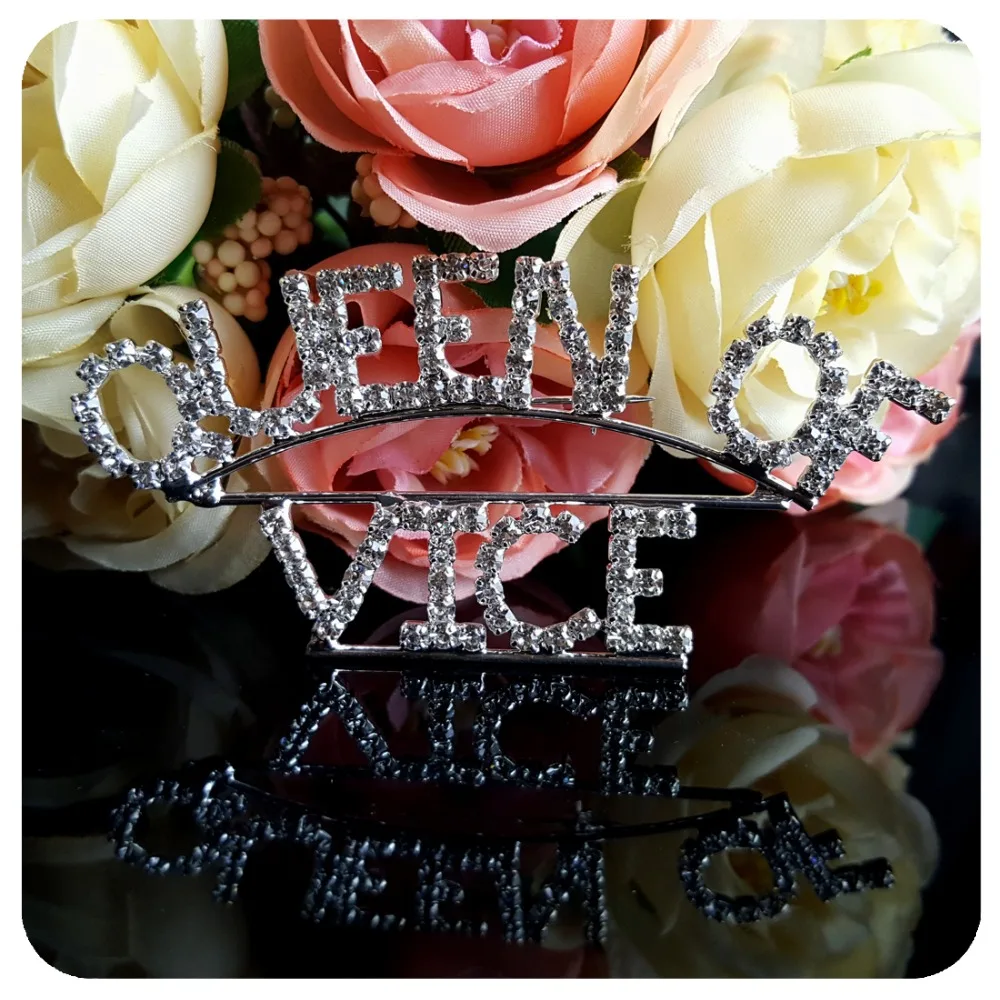 Прозрачная брошь со стразами и булавками КОНАЙ ВЕСА ювелирные изделия ручной