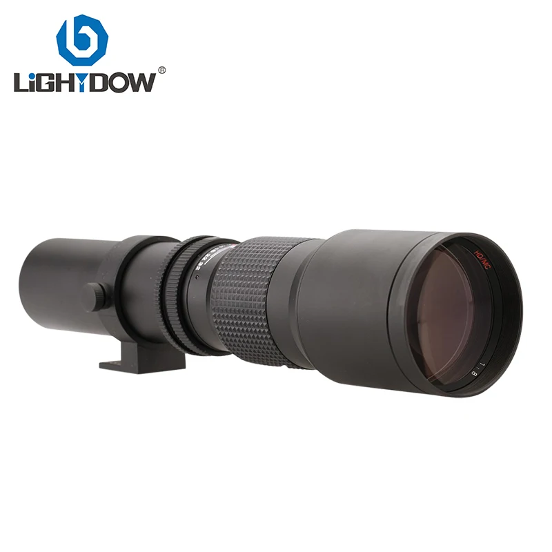 Lightdow 500 мм F8.0 объектив Ручной телефото зум + T2-AI T крепление для Nikon D5000 D7000 D7100 D800 D90