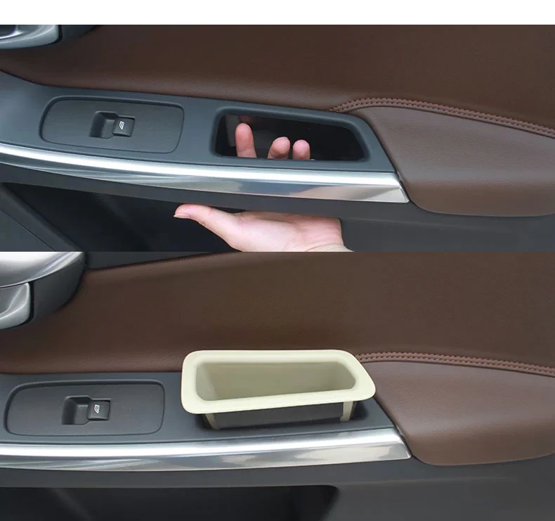 2 шт. черные/бежевые передние и задние дверные ручки для 2014-2017 Volvo XC60 | Автомобили