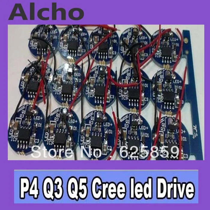 Диммируемые светодиодные драйверы 5 шт. для Cree светодиод высокой мощности P4 Q3 Q5 3