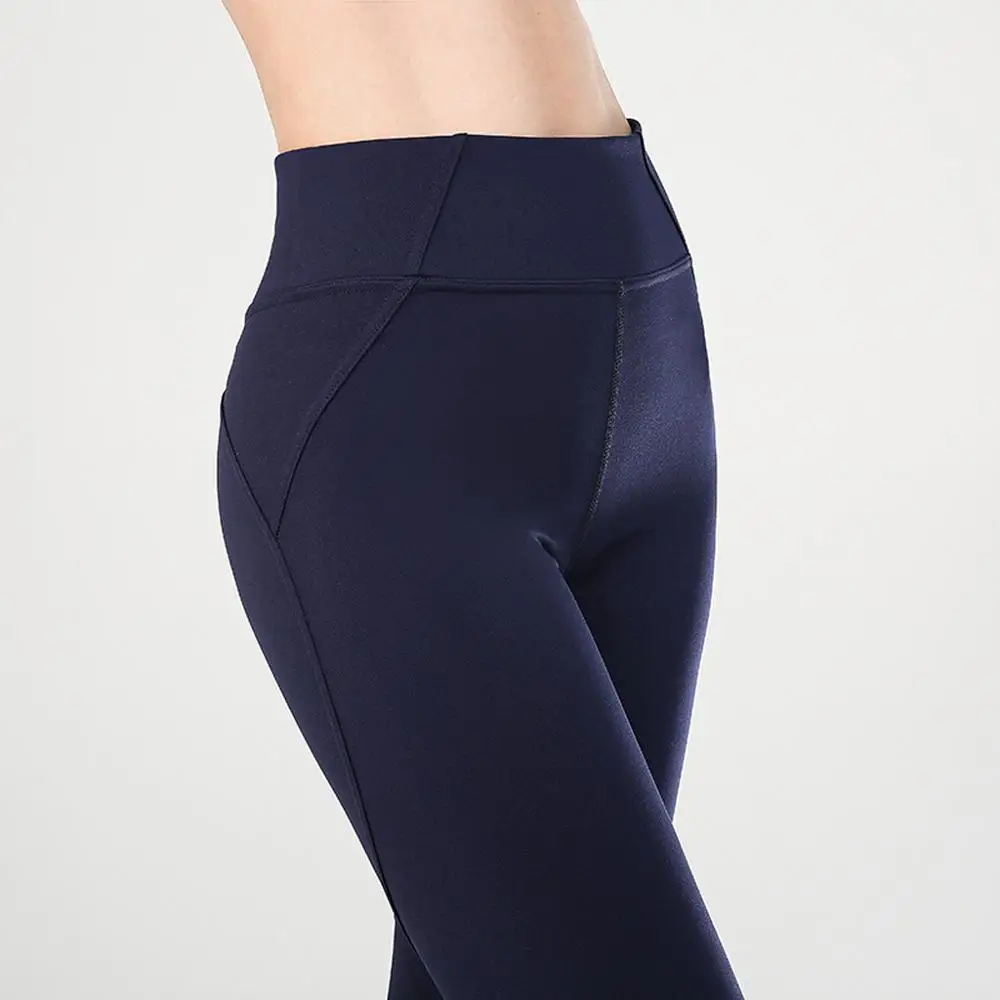 Брюки для йоги женские спортивные колготки фитнеса сексуальные однотонные