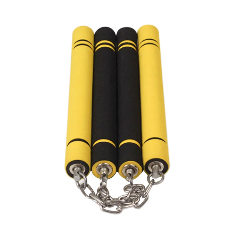 Цепь кунг фу Nunchakus боевые искусства пена для безопасности губка двойная дужка из