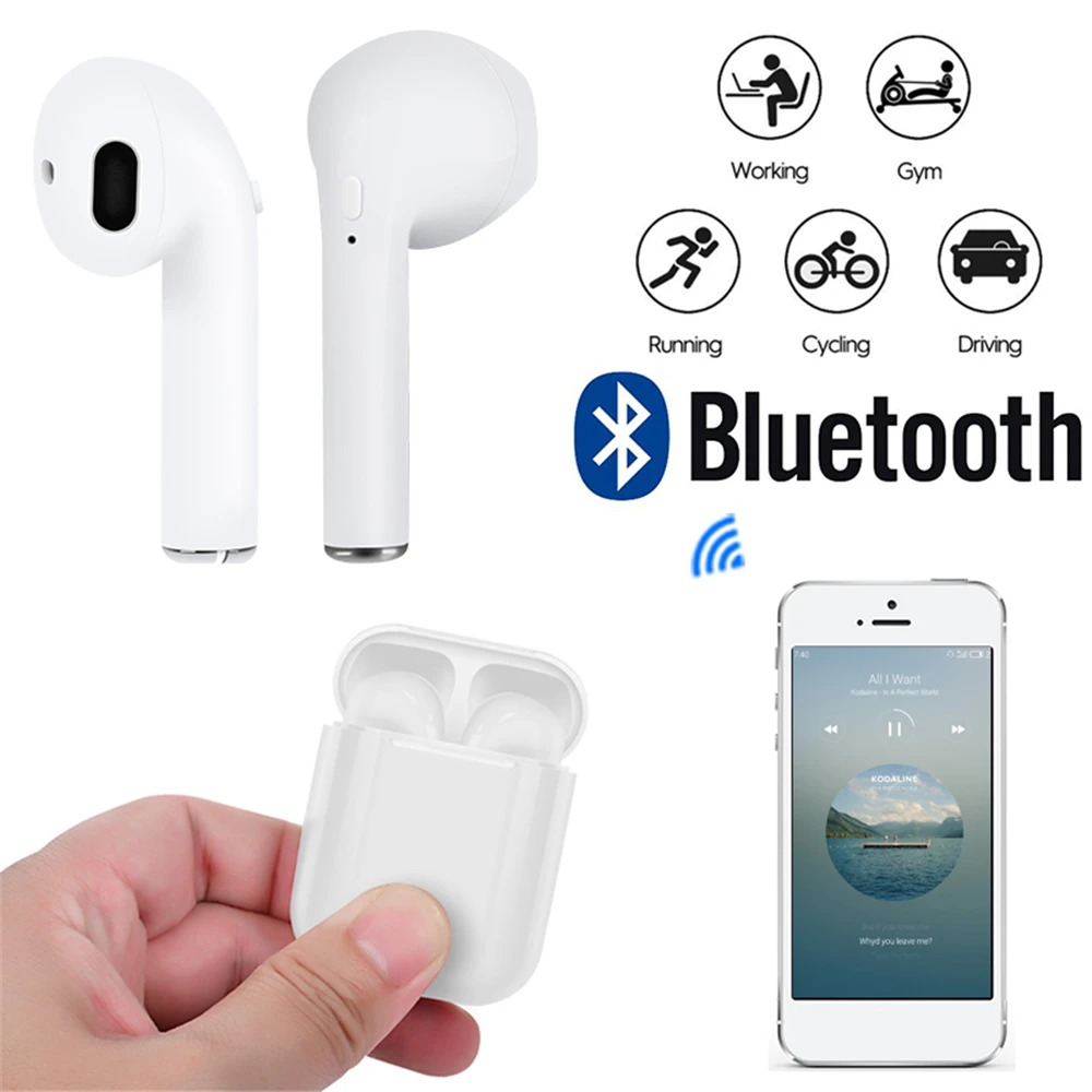 Новые i9s TWS Беспроводные Мини Bluetooth наушники беспроводные гарнитуры с микрофоном