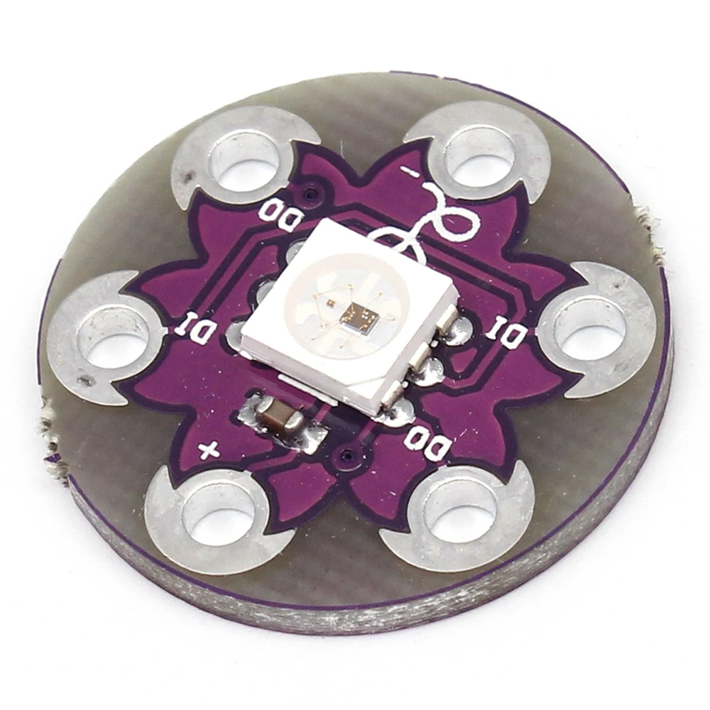 LilyPad Pixel Board WS2812 5050 RGB светодиодный модуль для Arduino 5 шт./лот|module board|arduino lilypadmodule for