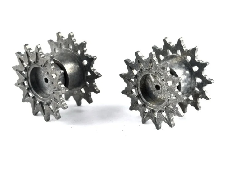 

henglong 3898 3898-1 1/16 RC tank upgrade parts metal driving wheels 2pcs/set