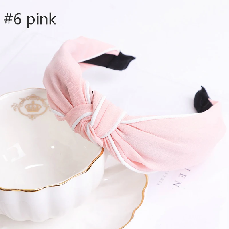 Обруч для волос с широкими краями в стиле ретро модные аксессуары белой боковой