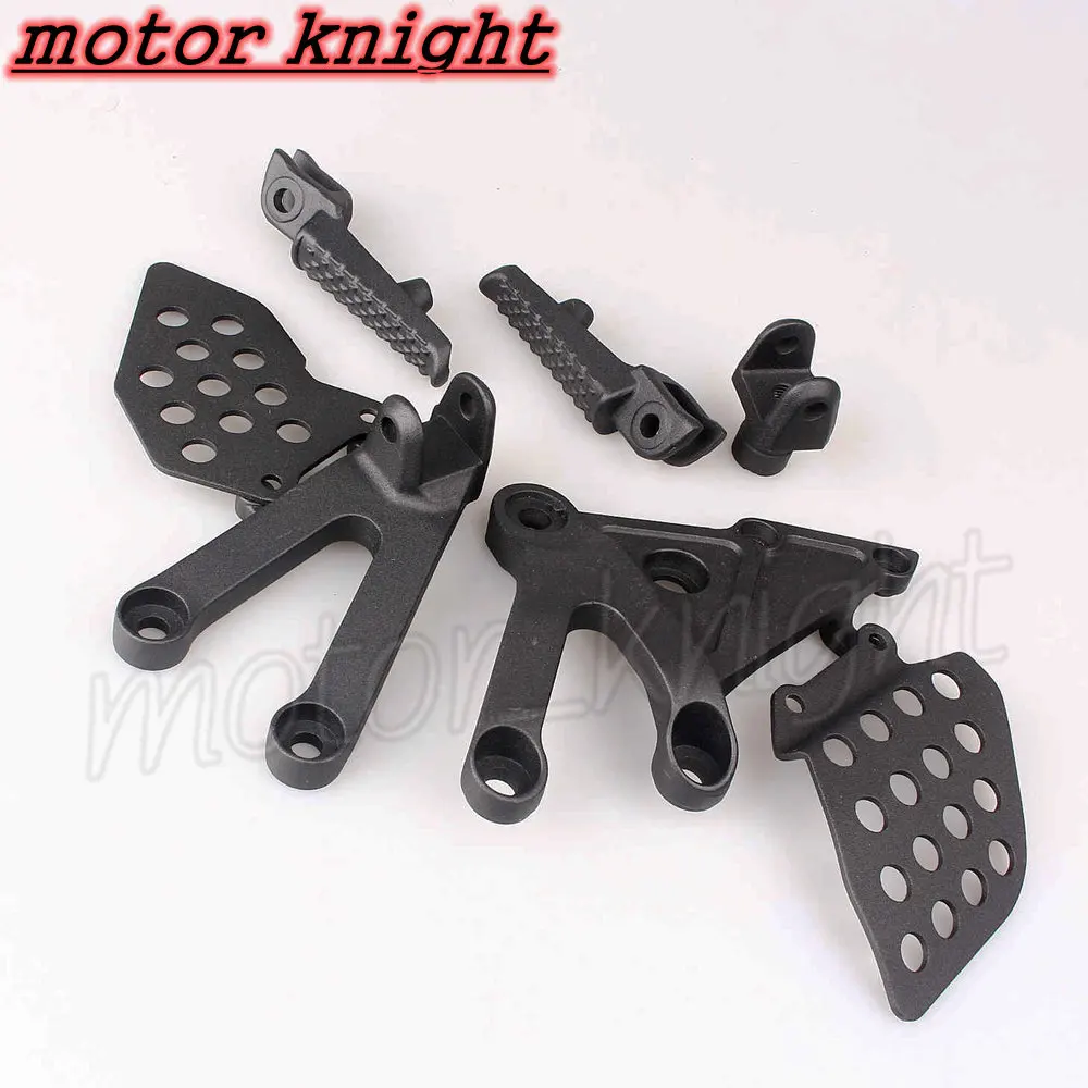 CBR 600RR 2003 2004 2005 2006 мотоциклетные черные передние Пассажирские подножки Скоба