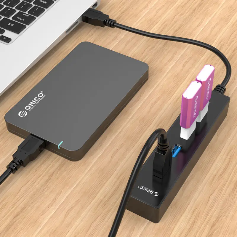 ORICO 4 портовый USB3.0 высокоскоростной концентратор 30 см Сиамские кабель для