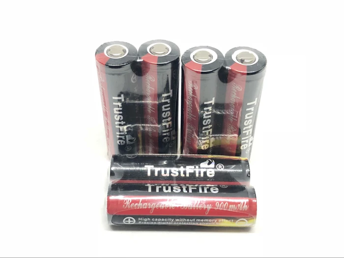 2 шт./лот TrustFire 14500 AA 900 мАч 3 7 В защищенные литиевые аккумуляторы с печатной платой