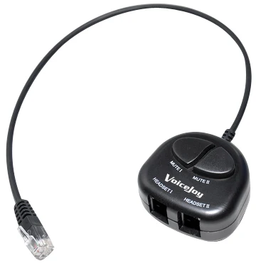 Бесплатная доставка RJ9 модульная вилка к двойной розетка сплиттер для 2 гарнитуры