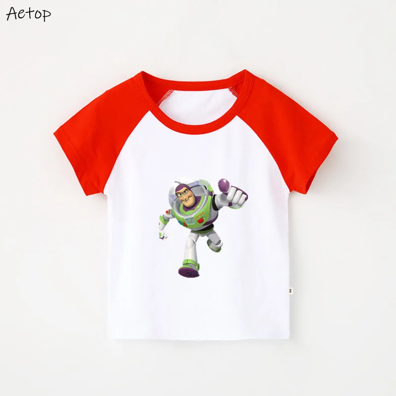 2019 детская футболка Базз Лайтер аниме забавные Футболка с принтом мужская