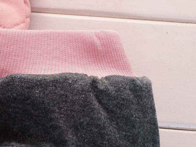 Детские штаны BibiCola плотные теплые леггинсы для девочек на осень и зиму с