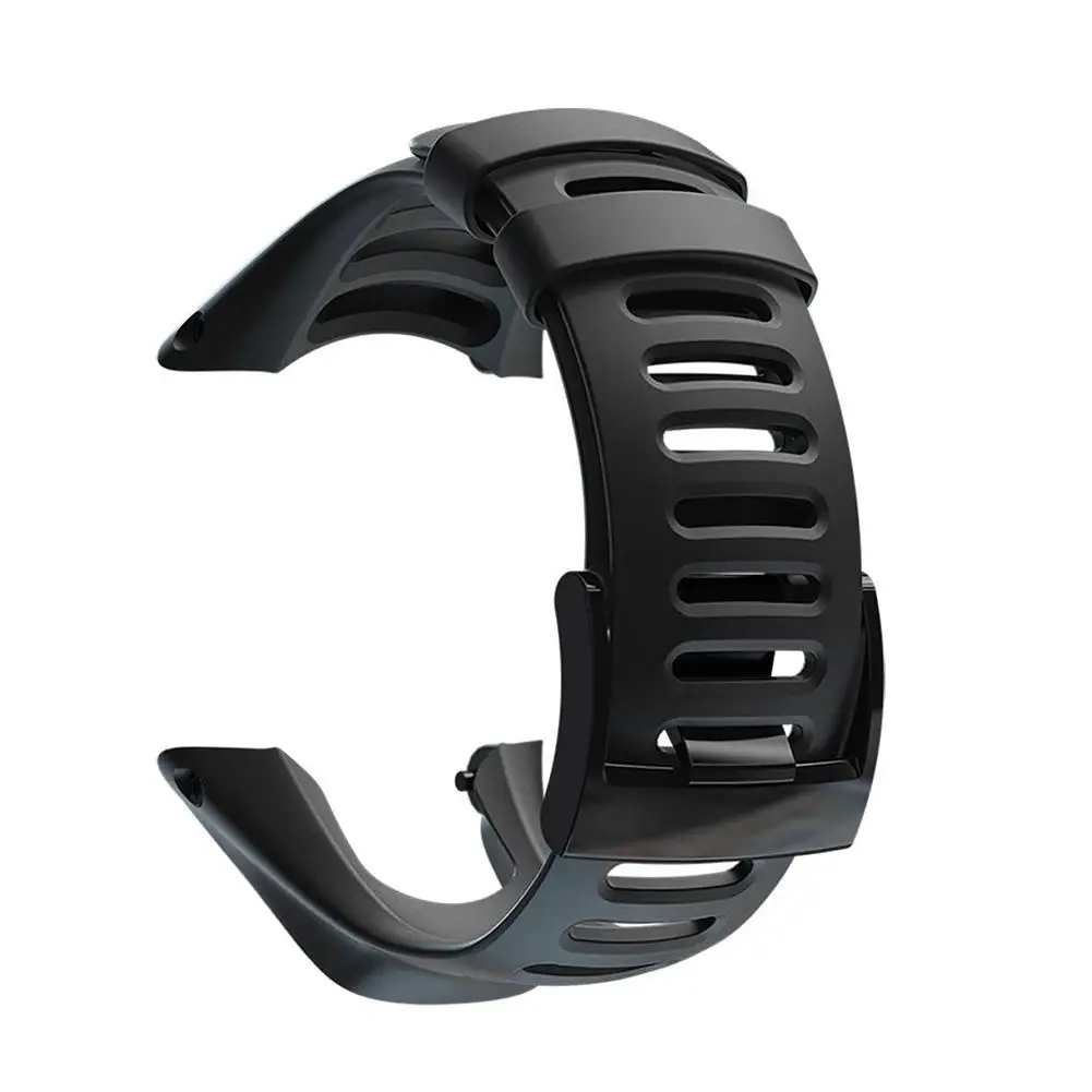 Сменный резиновый ремешок для часов Suunto Ambit 1/2/2 S/2R/3 мягкий ремешок для часов Suunto Ambit 2 S, 2R/3 Sport/3 Run/3 пиковый