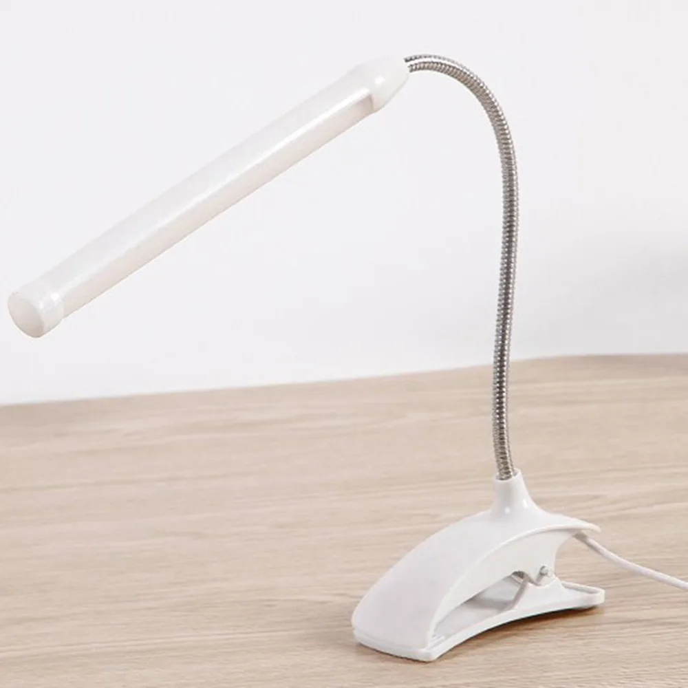 LED Desk Lamp 5V USB Child Read Book Light Flexible With Clip For Children Bedroom Reading Shadeless | Лампы и освещение